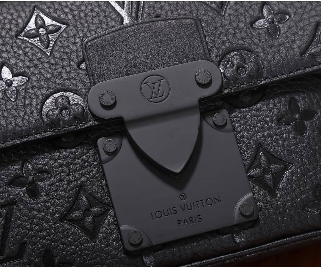 Louis Vuitton S Lock Sling Crossbody Bag Replica Black M58487