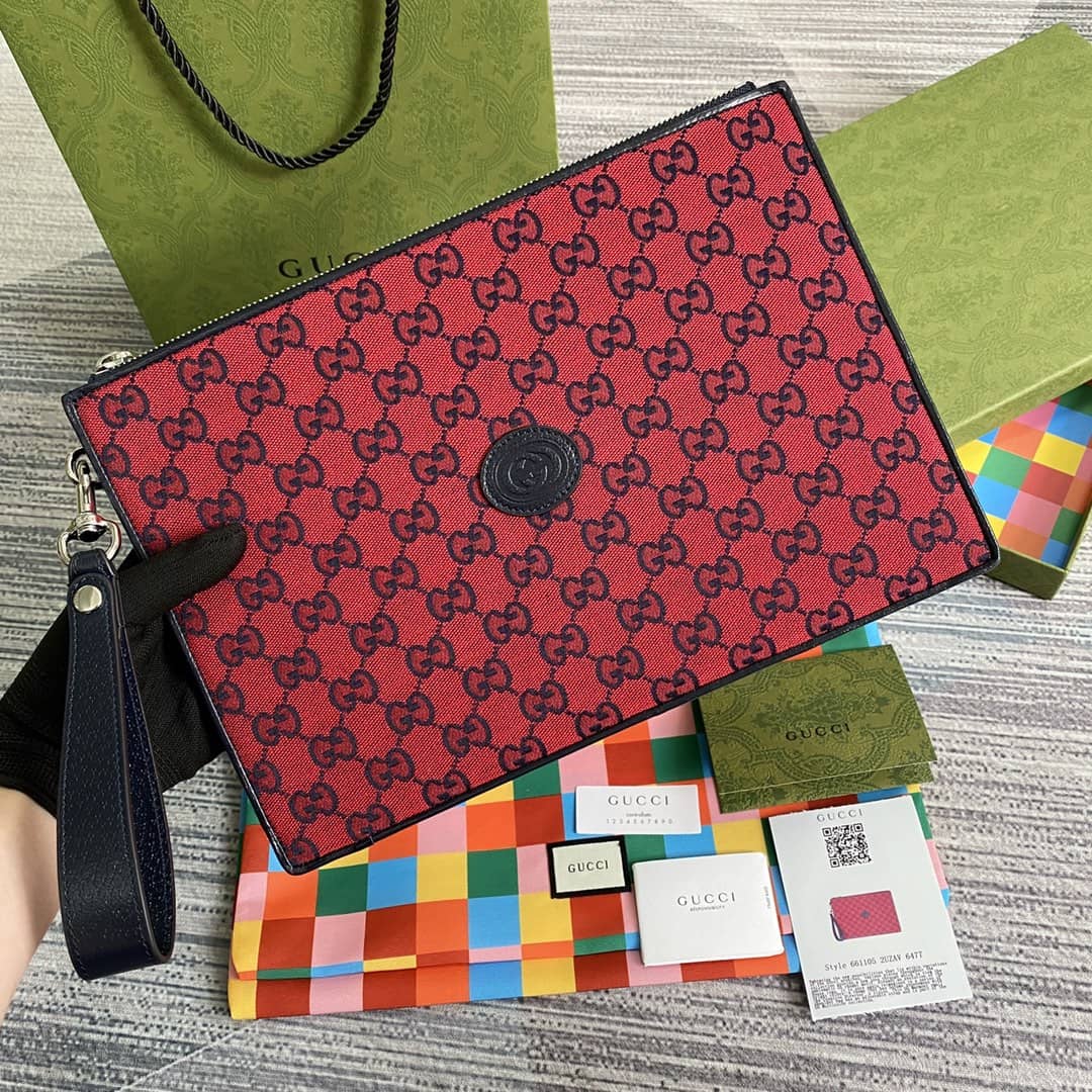 Gucci Purse Dupes Multicolor Canvas GG Pouch657581