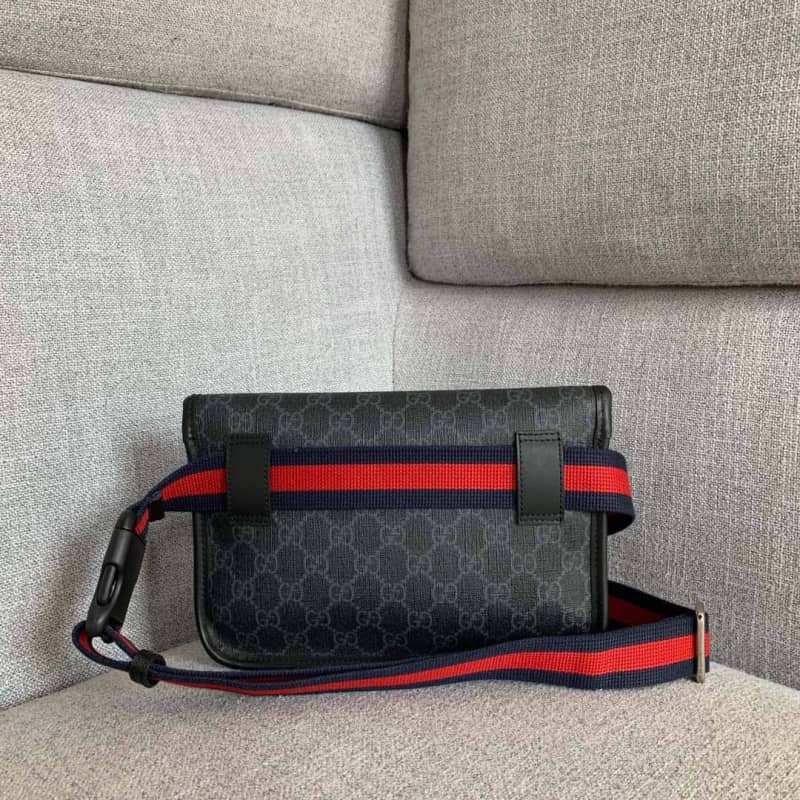 Gucci GG Psychedelic Belt Bag Replica Black 598113