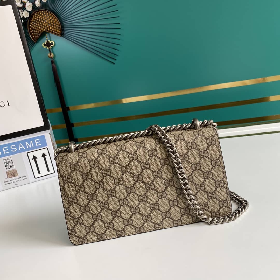 Gucci Dionysus GG Supreme Small Crossbody Bag Replica 499623
