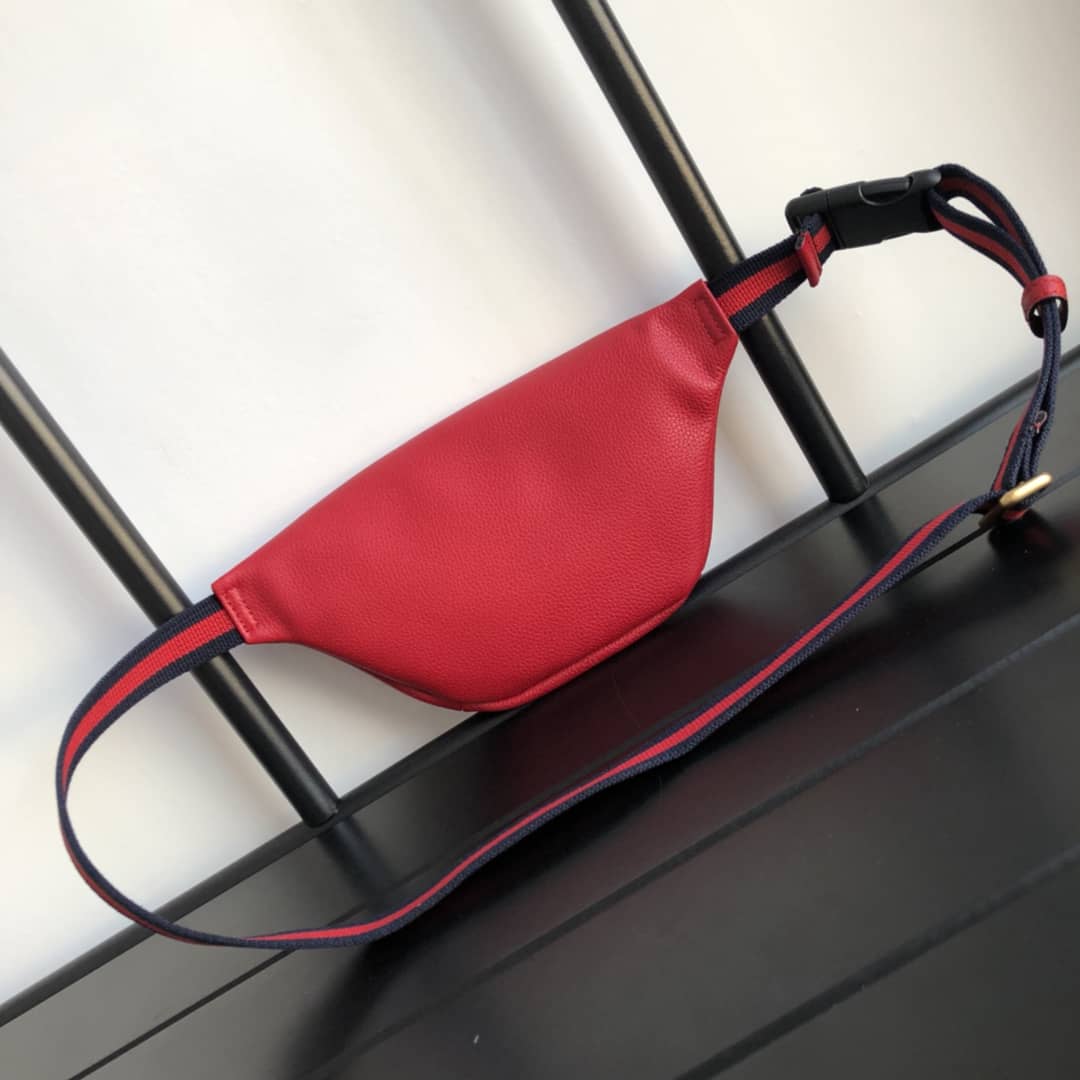Gucci Print Small Waist Body Belt Bag Replica Red 527792