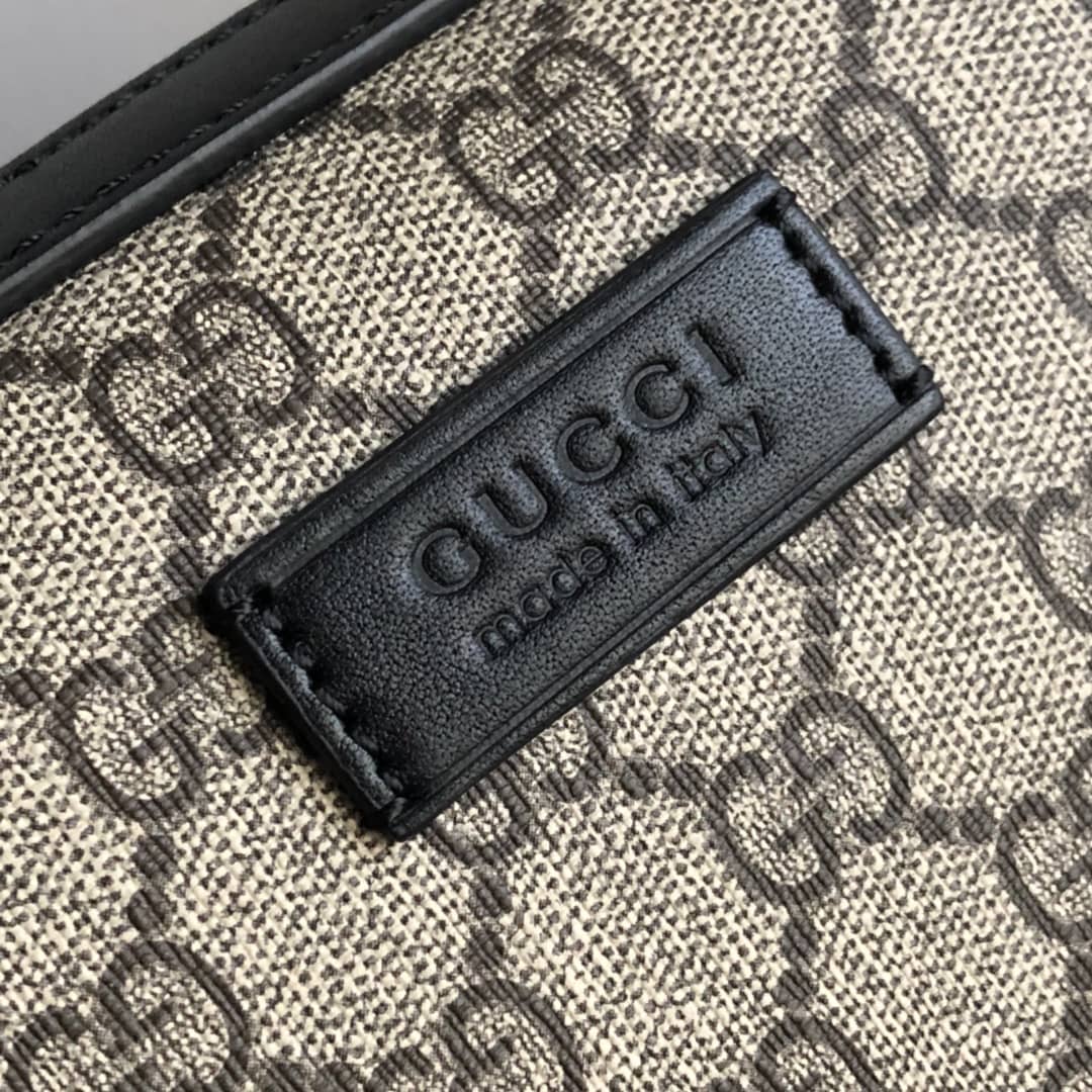 Gucci GG Supreme Wash Bag Replica Brown 495562