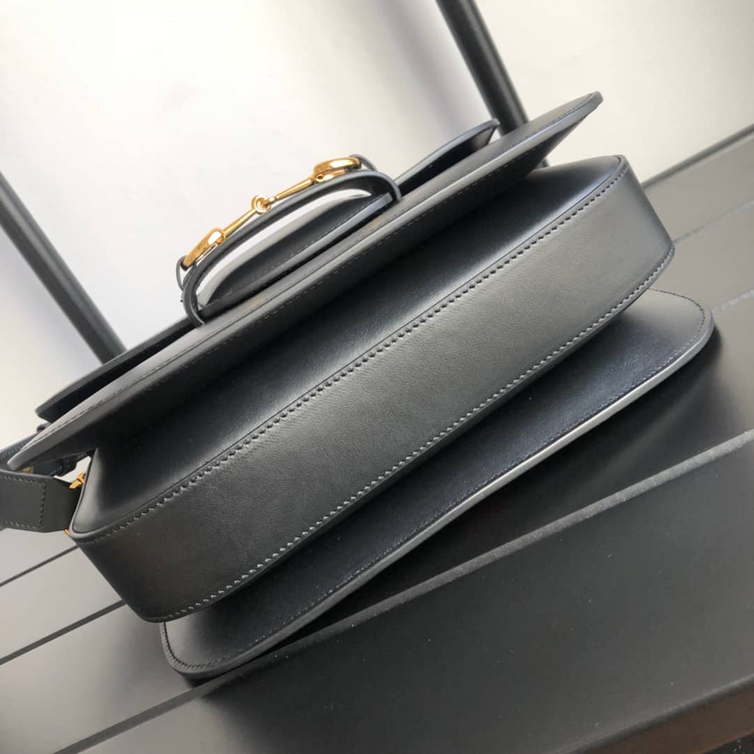 Gucci Horsebit 1955 Shoulder Bag Replica Black 602204
