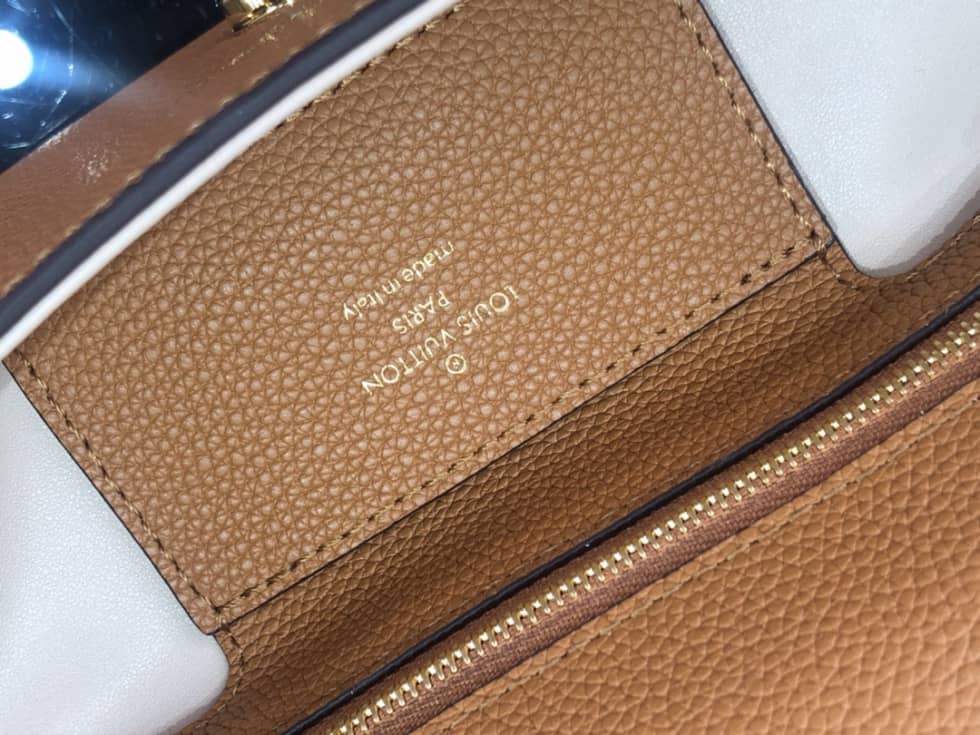 Louis Vuitton Pont 9 Soft MM Grained Calfskin Brown M58967 Replica Crossbody Bag