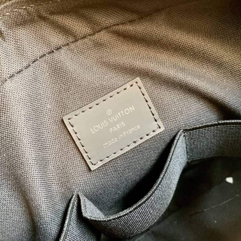 Louis Vuitton Toilet Pouch GM Monogram Eclipse Canvas Replica Black M43383