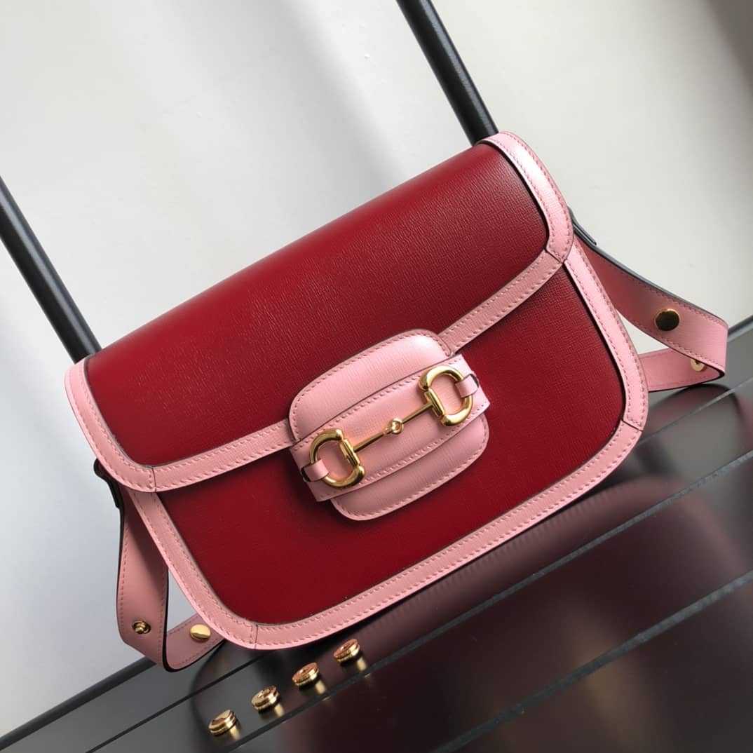 Gucci Horsebit 1955 Shoulder Bag Replica Red 602204