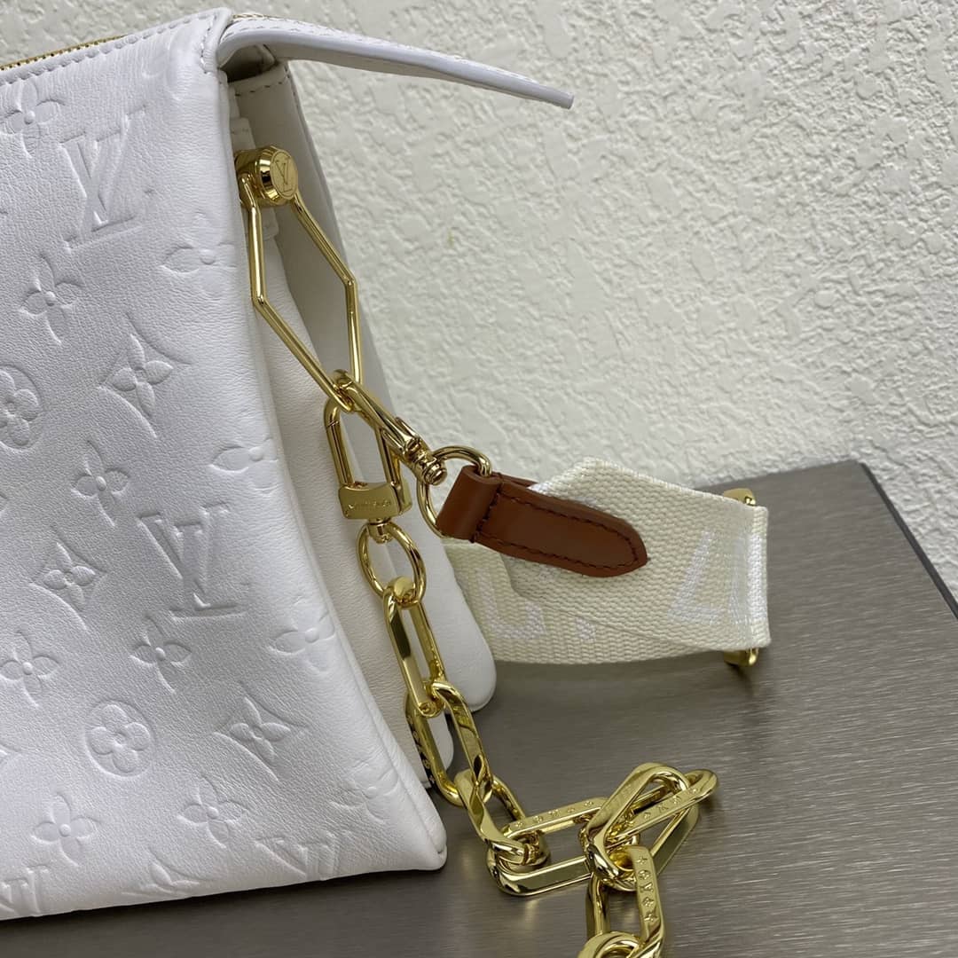 Louis Vuitton 7 Star Chain Clutch Bag White