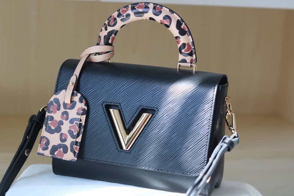Louis Vuitton Twist Leopard Handle Bag Epi Leather PM M50362 Replica Shoulder Bag