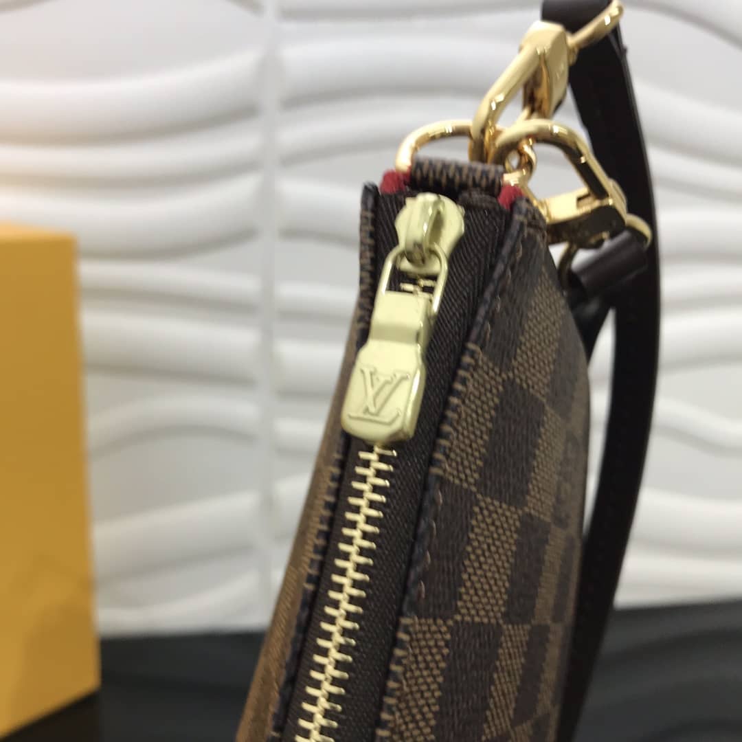 Louis Vuitton Replica Pochette Accessoires Canvas Brown M40712