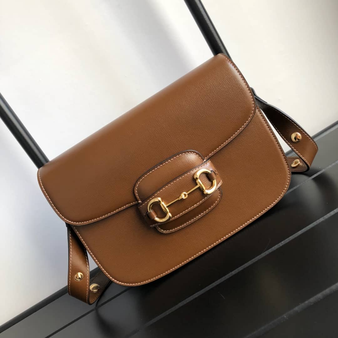 Gucci Horsebit 1955 Shoulder Bag Replica Brown 602204