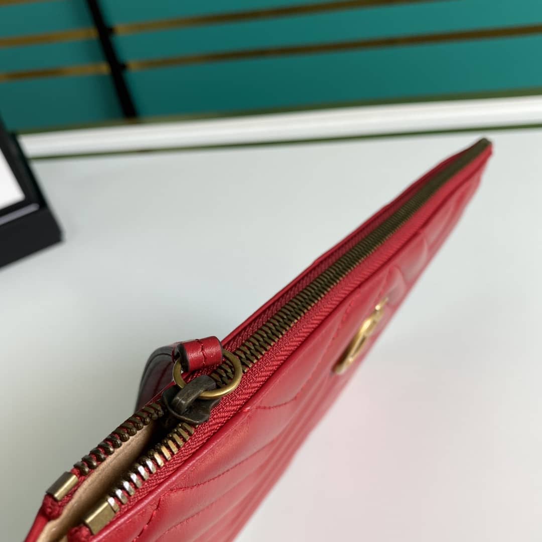 Gucci GG Marmont Leather Clutch Replica 476440