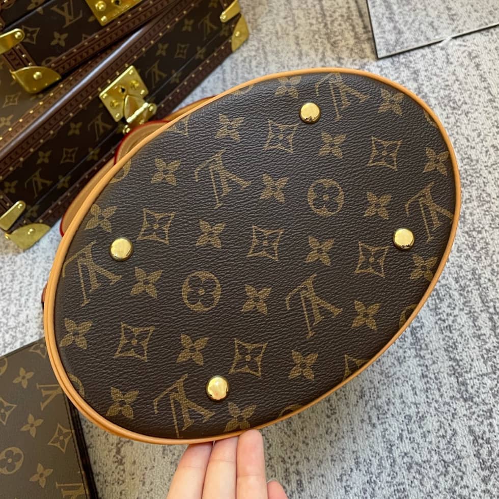 Louis Vuitton Petit PM Monogram Canvas Brown M42238 Replica Bucket Bag