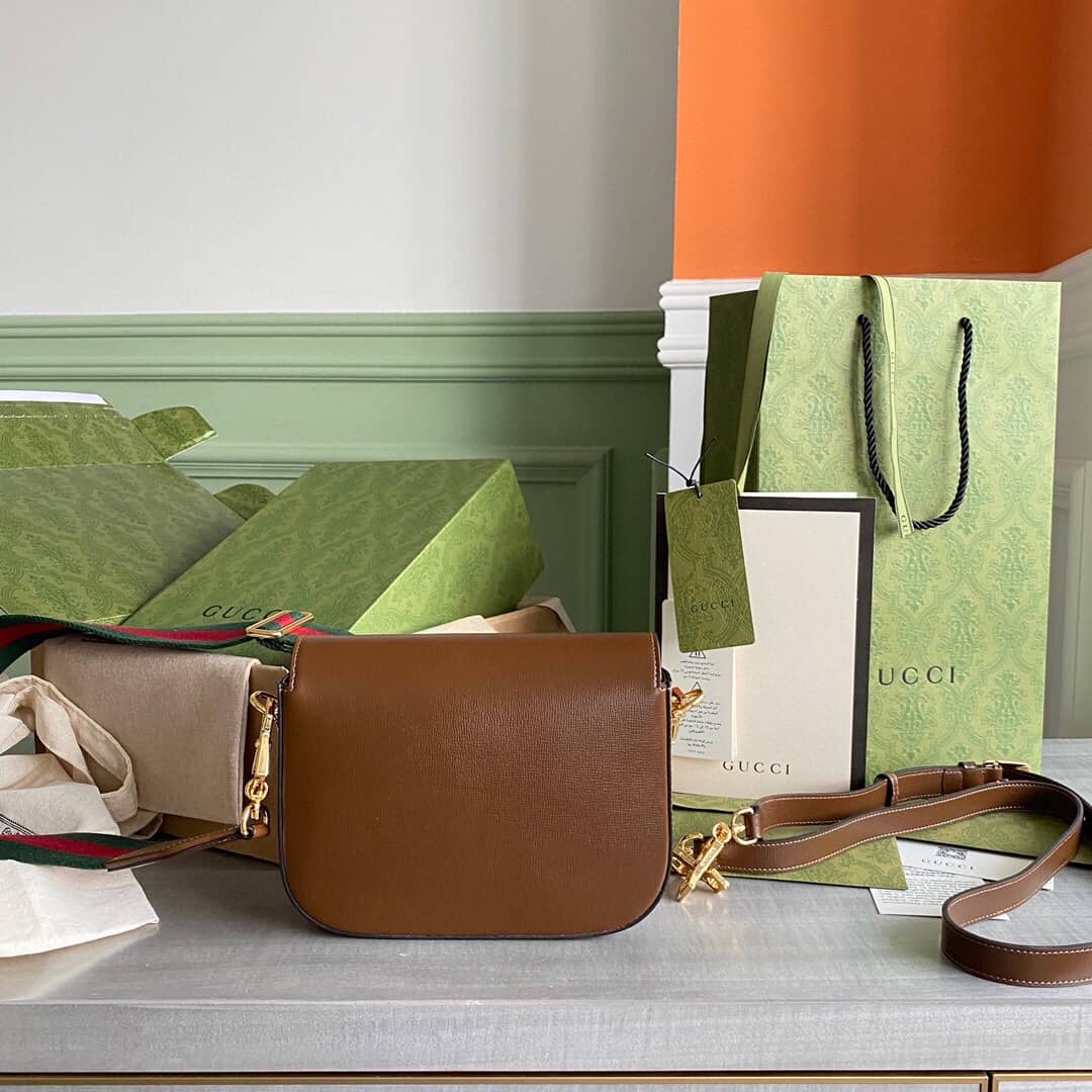 Gucci Horsebit 1955 Mini Bag Replica Brown 658574