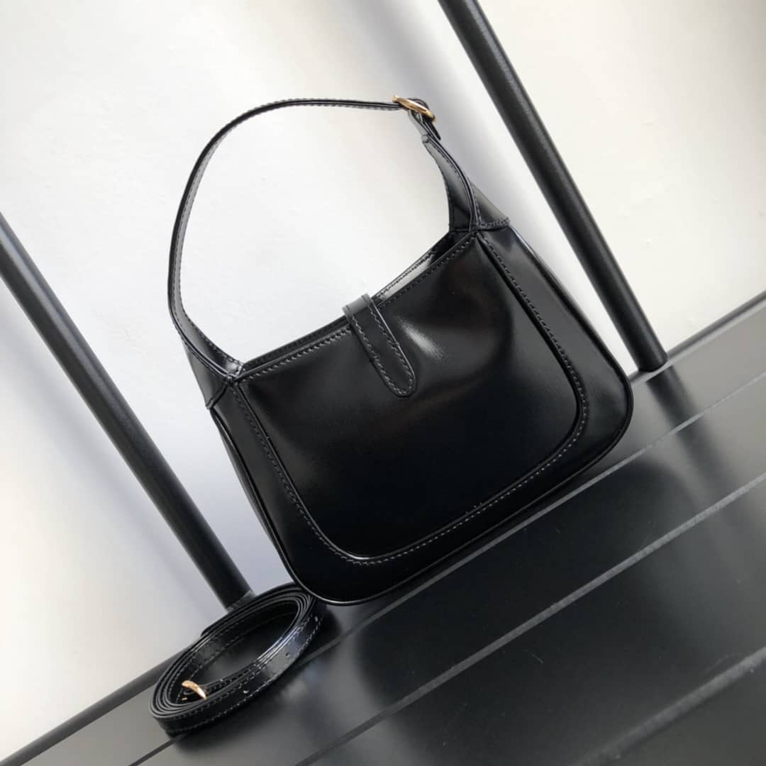 Gucci Jackie 1961 Mini Shoulder Bag Replica Black 637092