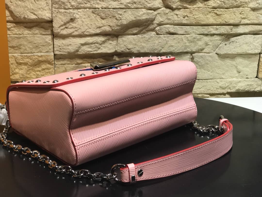Louis Vuitton Twist MM Inspired Chain Shoulder Bag