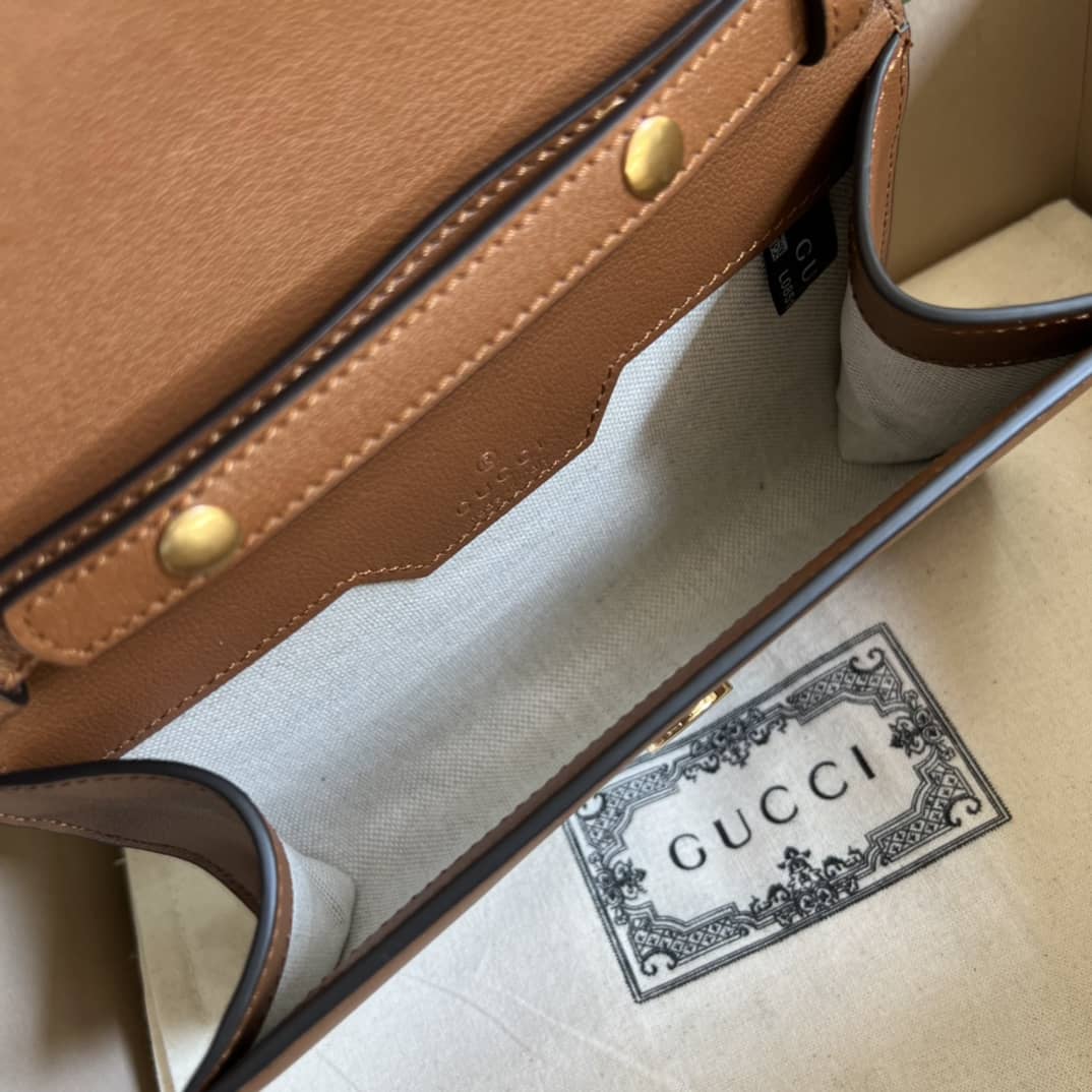 Gucci GG Small Top Handle Tote Bag With Bamboo 675794 Replica