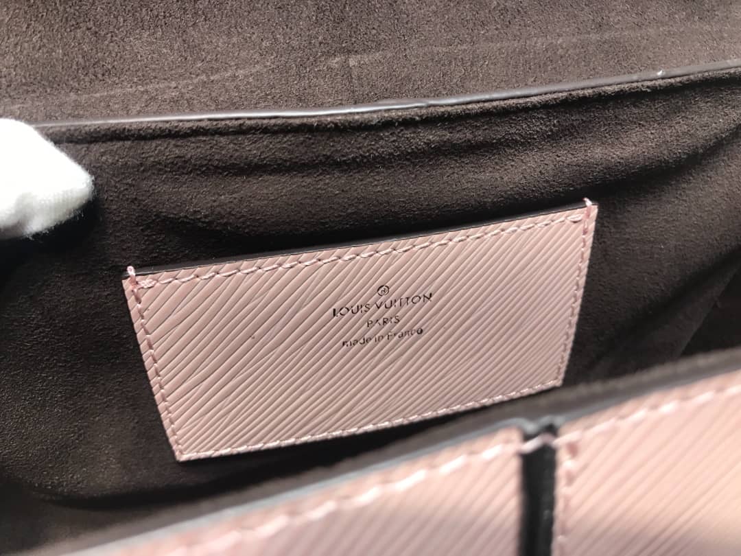 Louis Vuitton Replica Bags Twist PM Epi Leather Replicas Handbag Pink