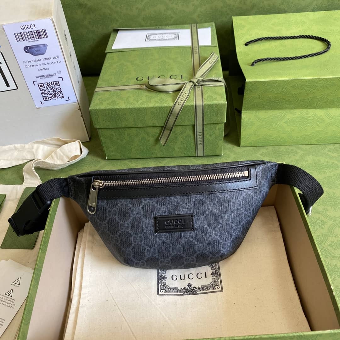 Gucci Bestiary GG Supreme Canvas Belt Bag With Bees Replica 675181