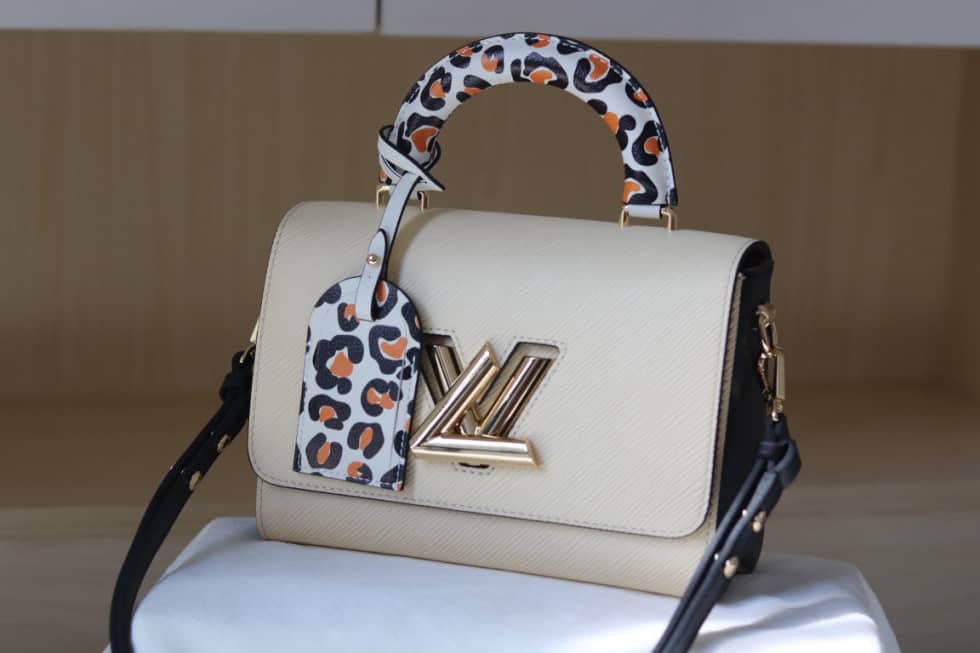 Louis Vuitton Twist Leopard Handle Bag Epi Leather PM M50362 Replica Shoulder Bag