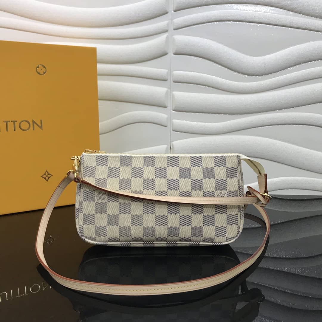 Louis Vuitton Replica Pochette Accessoires Canvas Beige M40712