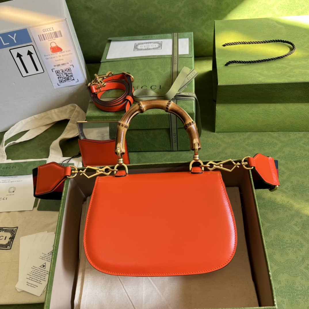 Gucci Bamboo Small Top Handle Bag Replica 675797