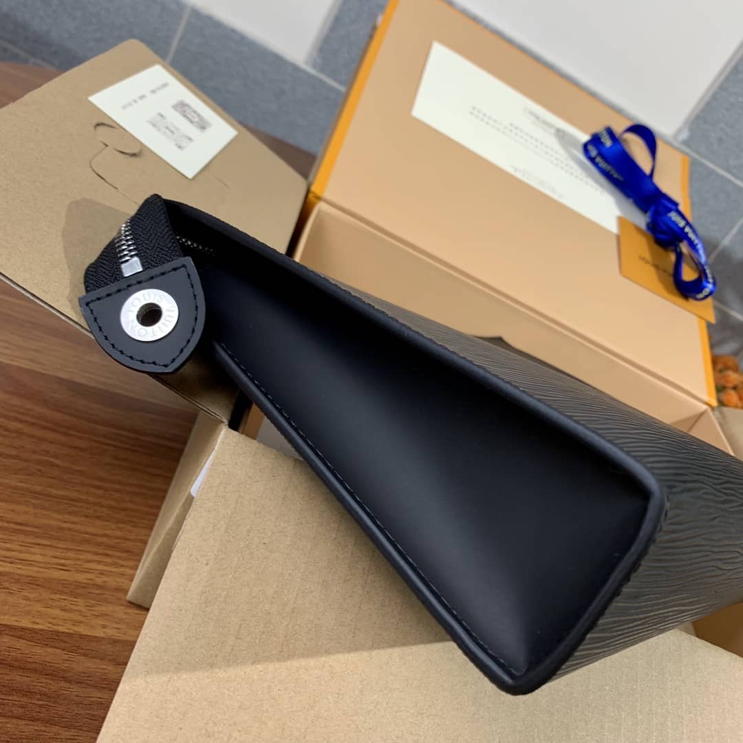 Louis Vuitton Replica Toiletry Pouch 26 Epi Leather Bag Black M41366