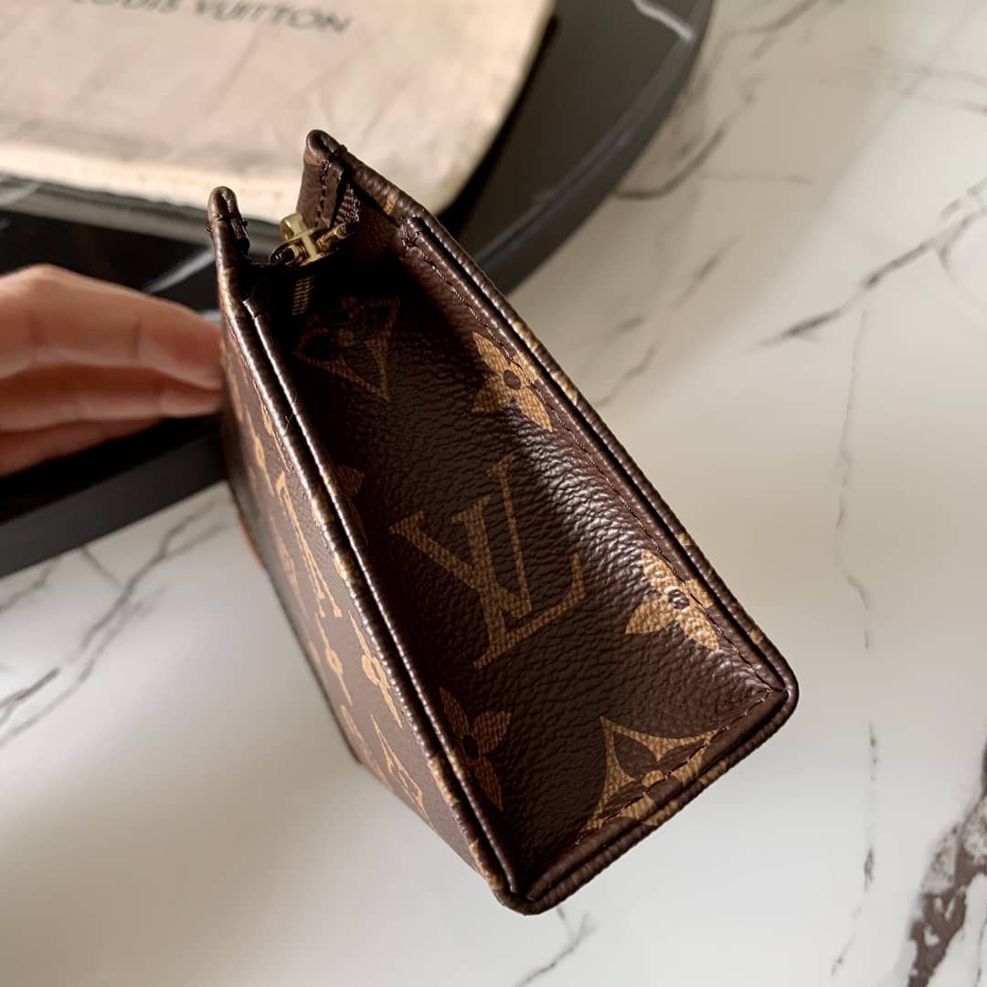 Louis Vuitton Monogram Poche Toilette Cosmetics Pouch Replica M47546