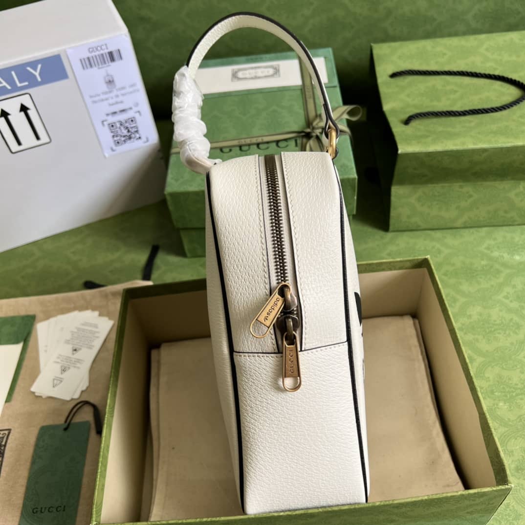 Gucci Adidas x Gucci Mini Top Handle White 702387 Replica Clutch