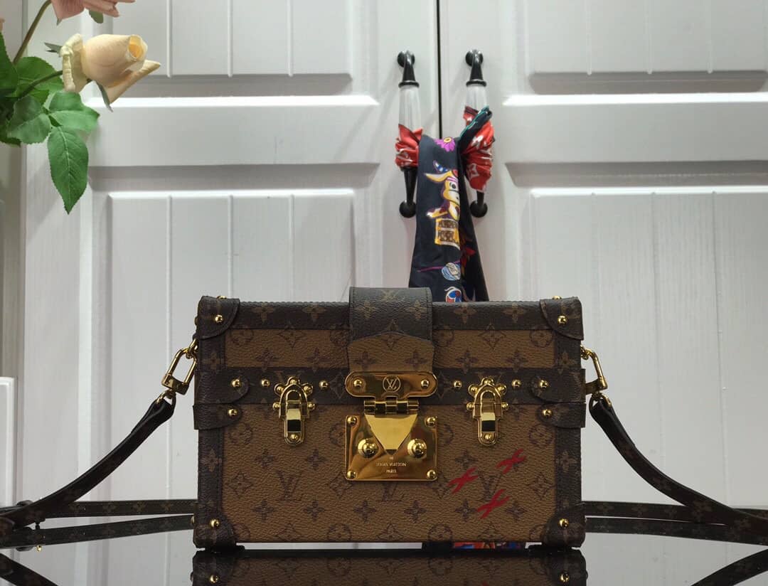 Louis Vuitton Petite Malle Trunk M94219 Replica Shoulder Bag