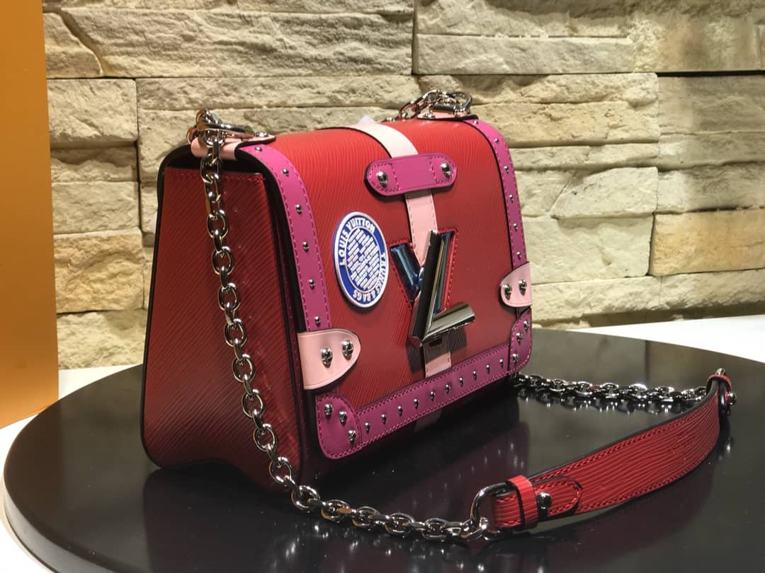 Louis Vuitton Twist MM Bag Red M50296 Replica