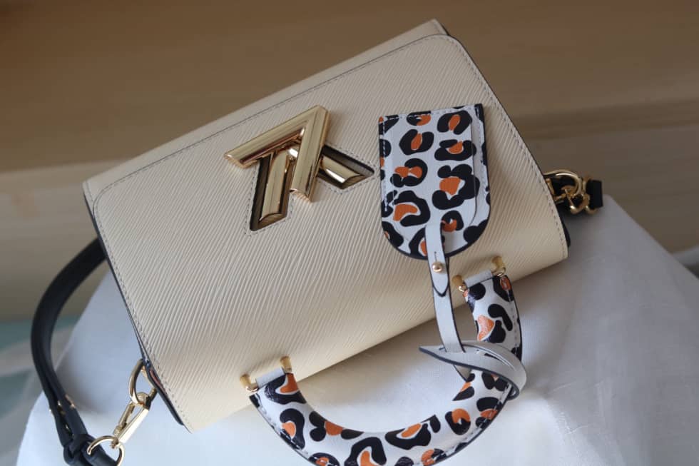 Louis Vuitton Twist Leopard Handle Bag Epi Leather PM M50362 Replica Shoulder Bag