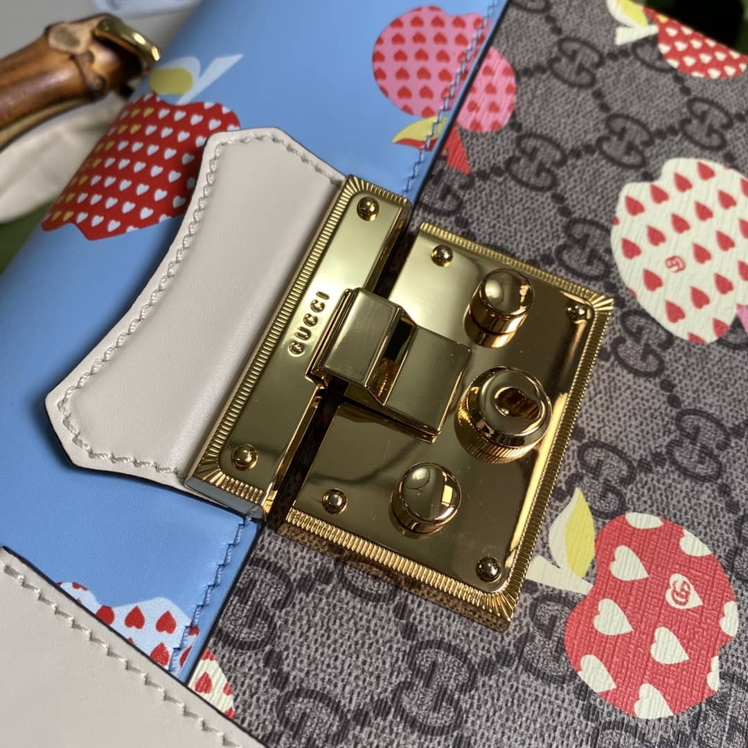 Gucci Padlock Small Bamboo Shoulder Bag Replica 603221