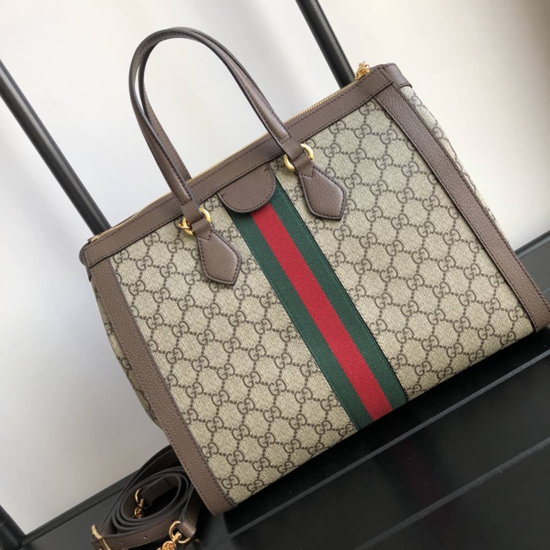 Gucci Ophidia Medium GG Supreme Shoulder Bag Replica 524537