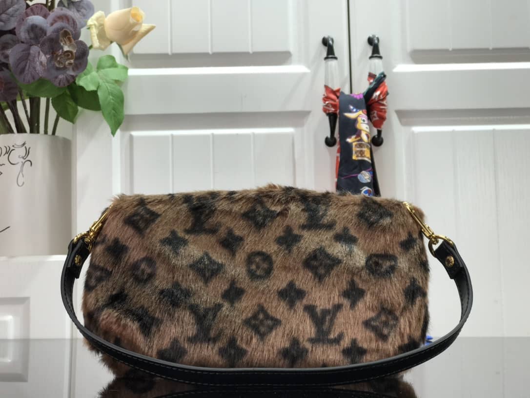 Louis Vuitton Mink Monogram Vision Milla MM Pochette