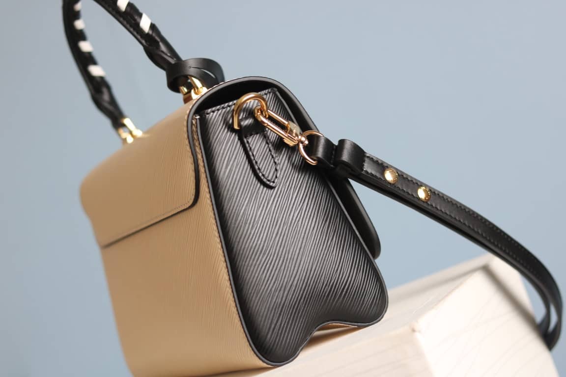 Louis Vuitton Textured Epi Leather Twist Series Bag Beige