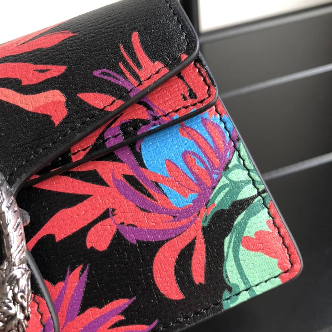 Gucci Dionysus GG Supreme Super Mini Bag Replica Black 476432