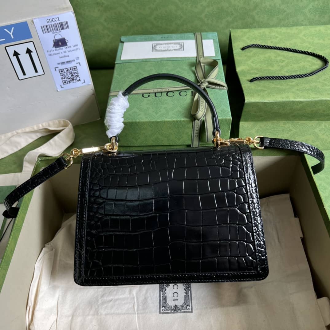 Gucci Ophidia Small Top Handle Shoulder Bag With Web 651055 Replica