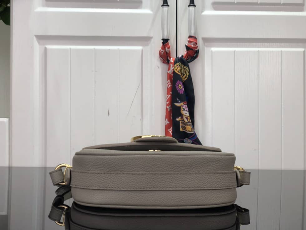 Louis Vuitton Pont 9 Soft Leather PM Gery M58727 Replica Crossbody Bag