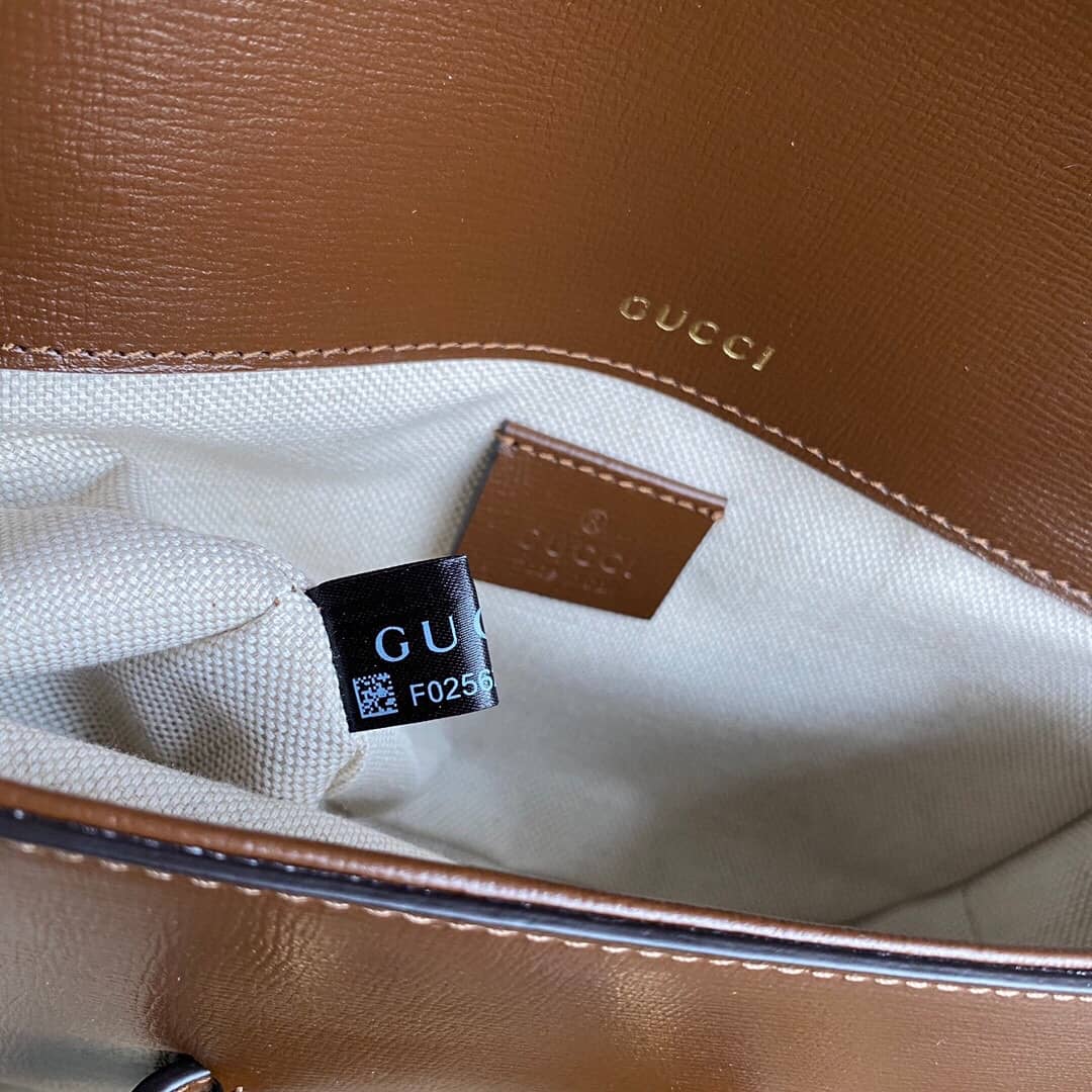 Gucci Horsebit 1955 Mini Bag Replica Brown 658574