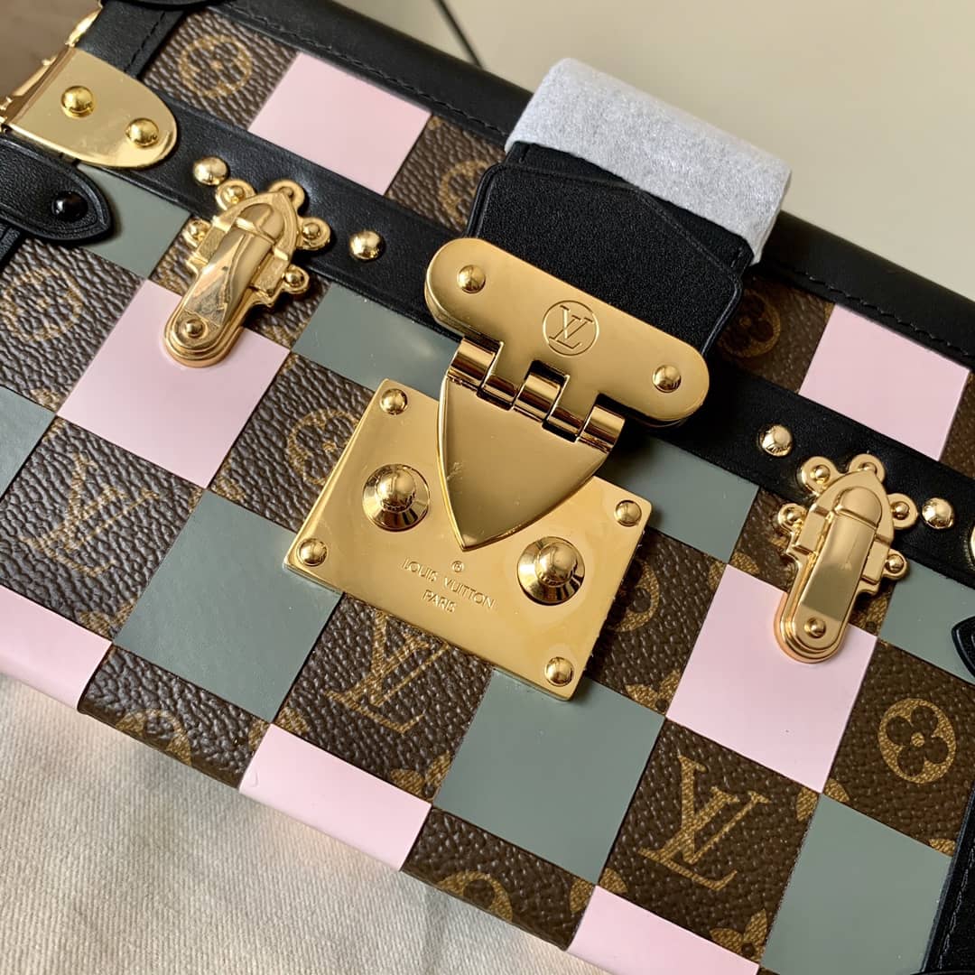 Louis Vuitton Peptite Malle 2 Tone Replica Trunk M55520