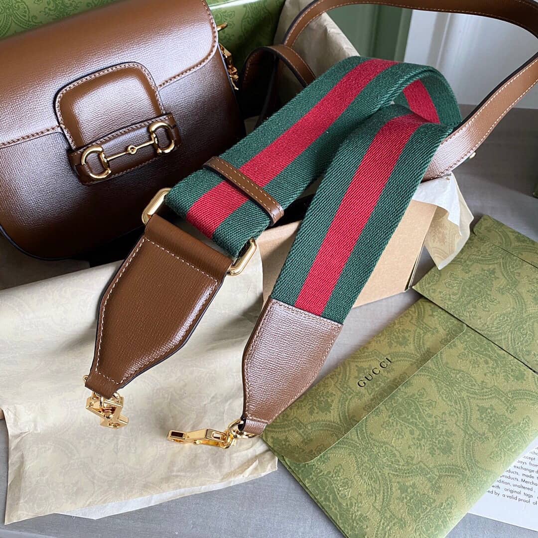 Gucci Horsebit 1955 Mini Bag Replica Brown 658574