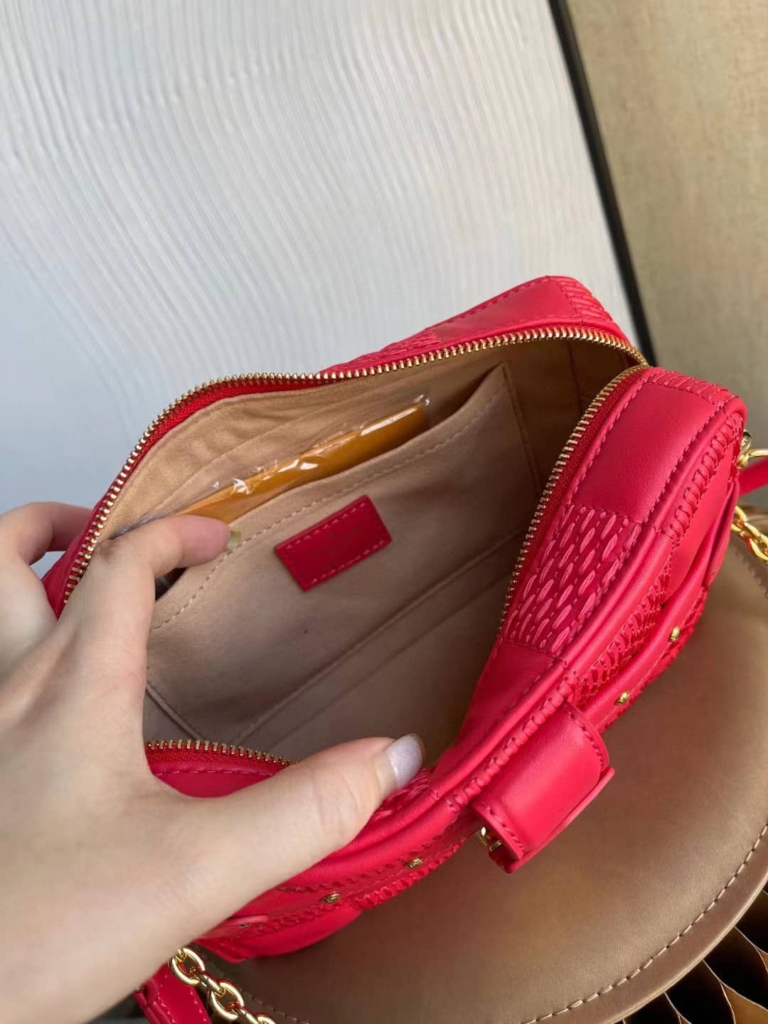 Louis Vuitton Troca PM Red M59118 Replica Crossbody Bag