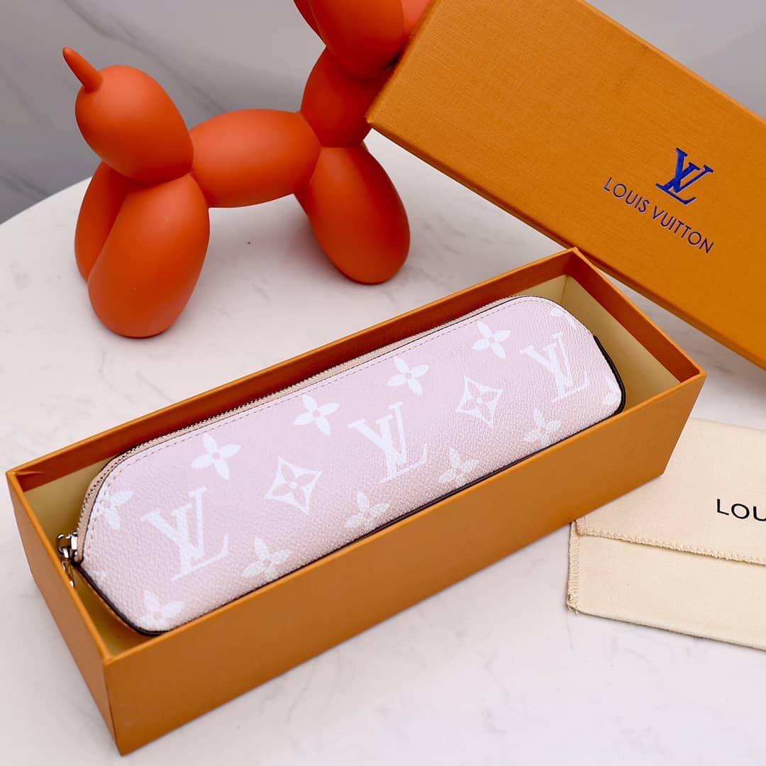 Louis Vuitton Pencil Pouch Elizabeth Monogram Canvas Replica Pink GI0009