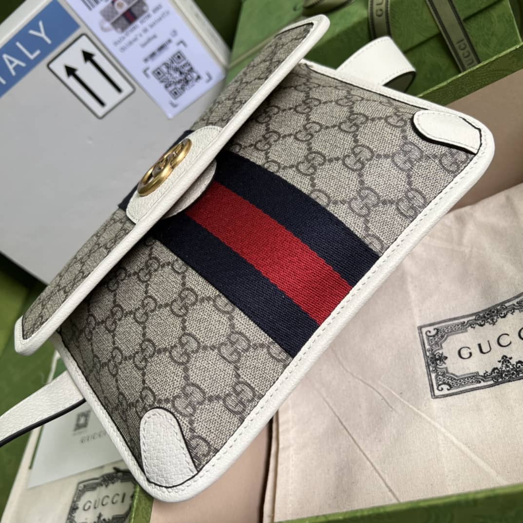 Gucci Ophidia White 674081 Replica Belt Bag