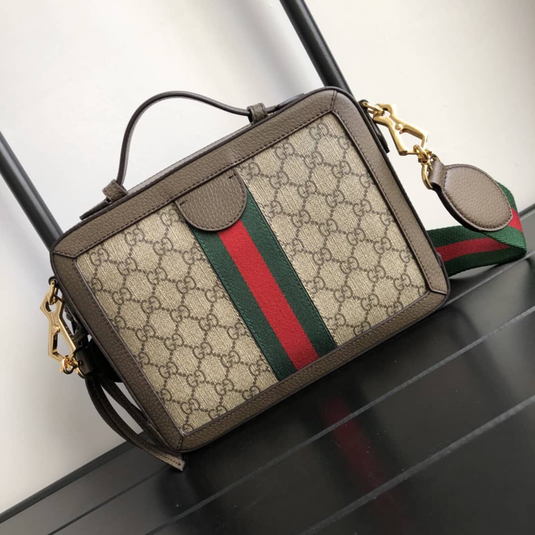 Gucci Ophidia Small GG Shoulder Bag Replica Brown 550622