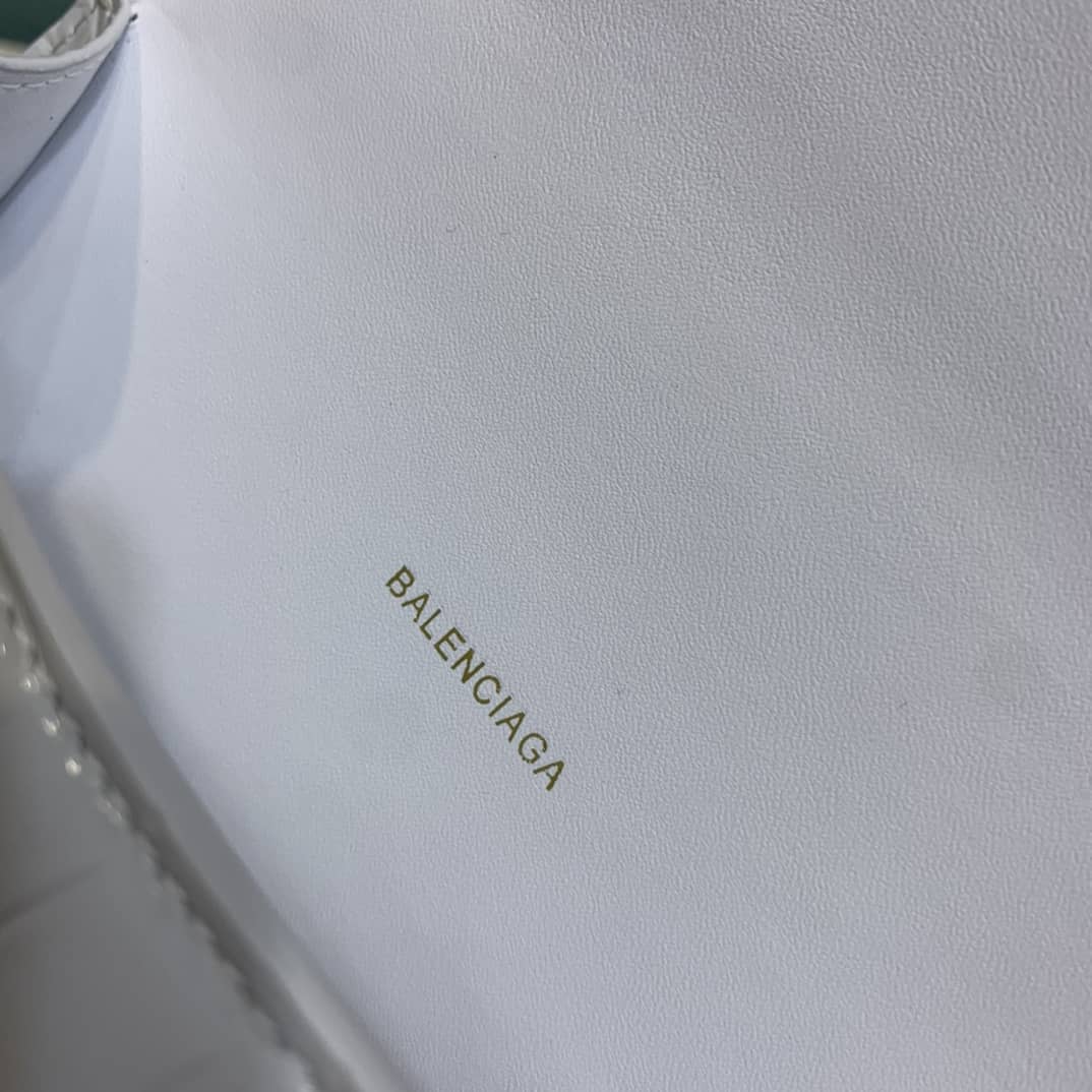 Balenciaga Hourglass Leather Top Handle Replica Bag