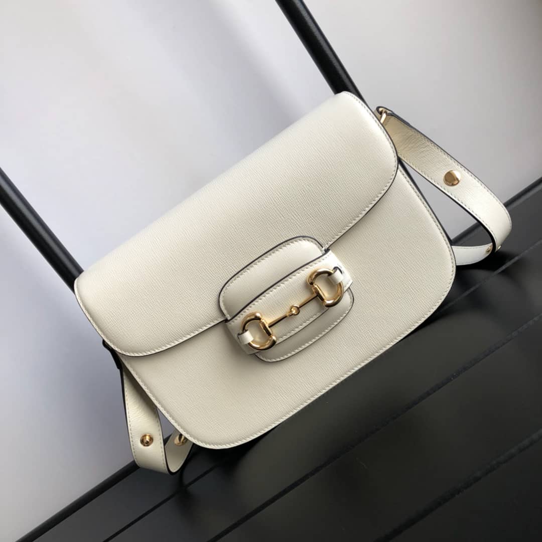 Gucci Horsebit 1955 Shoulder Bag Replica White 602204