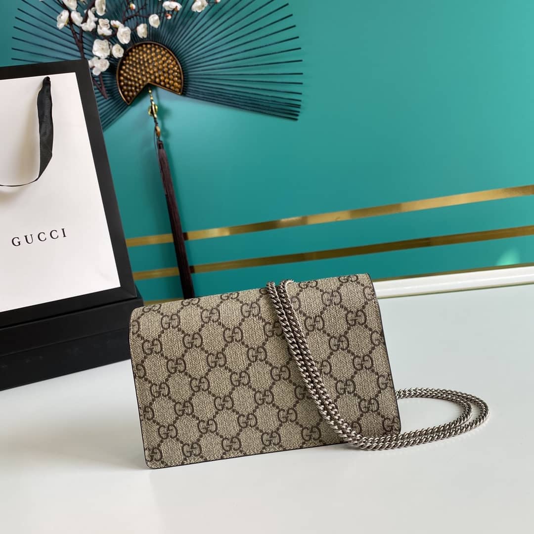 Gucci Dionysus GG Tweed Super Small Crossbody Bag Replica 476430