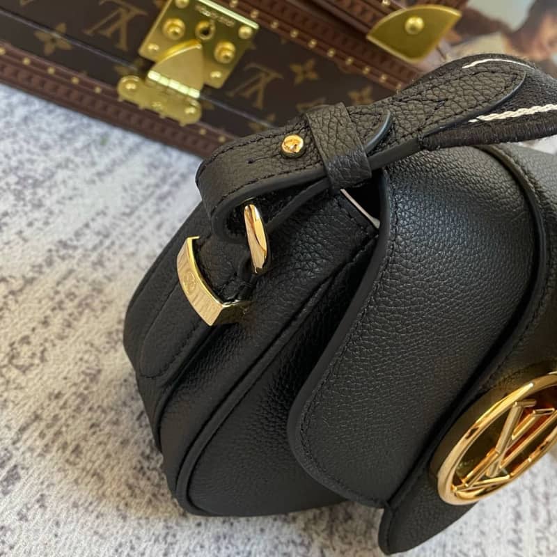 Louis Vuitton Pont 9 Soft PM Replica Bag Black M58727
