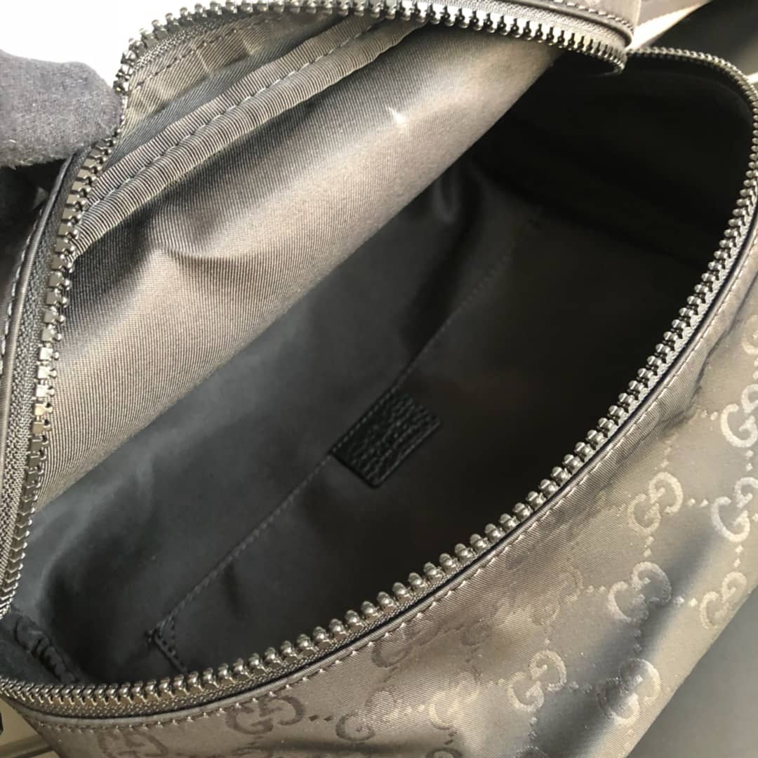Gucci GG Supreme Belt Bag Replica Black 449132